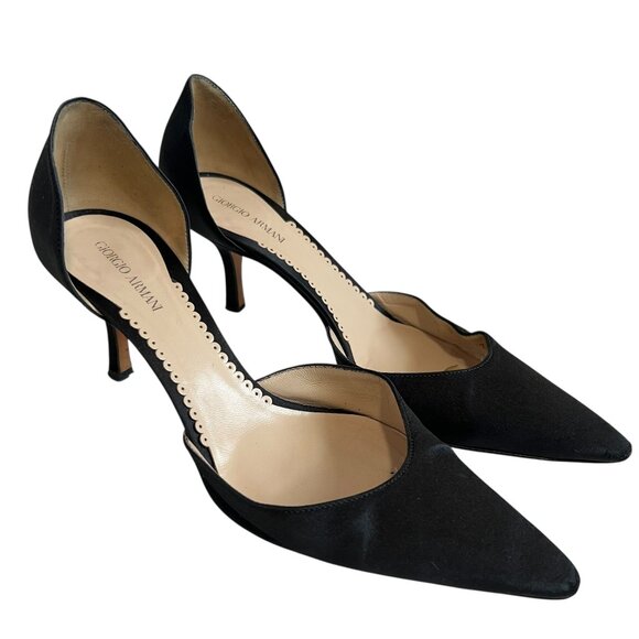 Giorgio Armani pointed toe heels - Picture 1 of 13